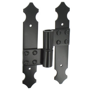 H-shaped hinge with pin - Ø14 - H.200 - 34x4 -  5 round holes - pin-38 mm
