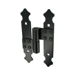 H-shaped hinge with pin - Ø14 - H.200 - 35x4 - 7.5 mm square holes - pin-38 mm