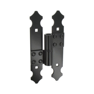 Charnière H avec axe - Ø14 - H.200 - 35x4 - trous carrés de 7,5 - axe à 30