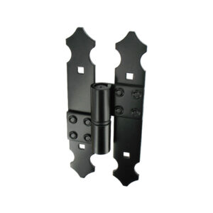 H-shaped hinge with pin - Ø14 - H.200 - 35x4 - 7.5 mm square holes - pin-28 mm