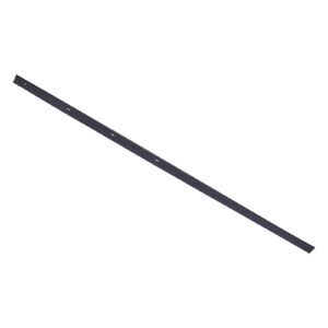 Straight adjustable counter- strap hinge - square end - 39x3 - 6.5 mm square holes