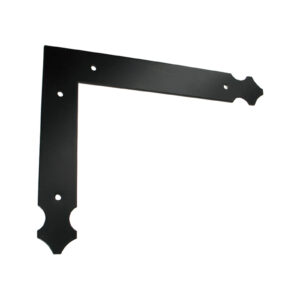 Contre-penture équerre - 35x2 - H.200xL.250 - trous ronds de 5