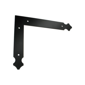 Contre-penture équerre - 35x3 - H.200xL.250 ou H.300xL.300 - trous ronds de 5