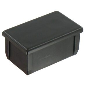 Composite flat end cap - 50x30mm - for 50x30mm profile, Th.1.8
