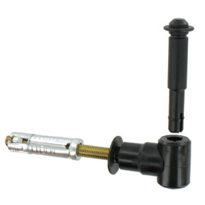 Hinge with expansion dowel - Ø14 pin - M.10xL.130 mm - composite