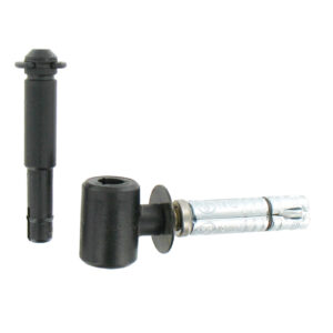 Hinge with expansion dowel - Ø14 pin - M.10xL.80 mm - composite