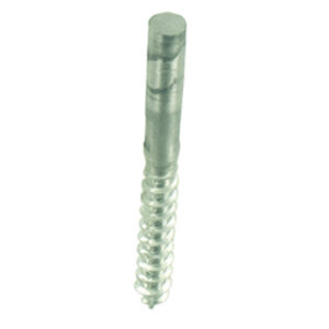 Straight stud on coachscrew