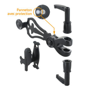 Espagnolette bolt pack -  with long end caps with support with security features and bit lock with protection - Alliance