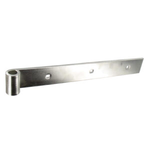 Straight strap hinge  - square end - Ø14 - 40x5 - 7.5 mm square holes
