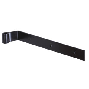 Penture droite coudée - bout carré - Ø14 - 34x4,5 - trous carrés de 7,5 - coudage C