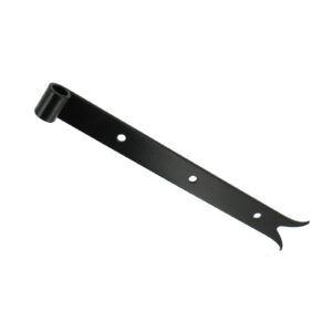 Straight strap hinge - fish tail end - 30x3.5 mm