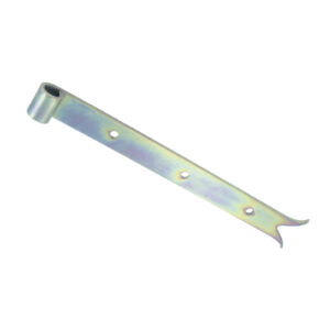 Straight strap hinge - fish tail end - 30x4.5 mm