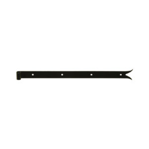 Penture droite - queue de carpe - Ø14 - 39x3,7 - trous carrés de 7,5 - déport 11x70