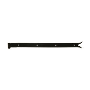 Penture droite - queue de carpe - Ø14 - 39x3,7 - trous carrés de 7,5 - déport 14x70