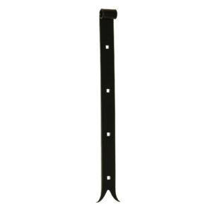 Straight strap hinge - fish tail end - 40x6 mm