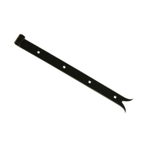 Penture droite - queue de carpe - Ø16 - 40x6 - trous carrés de 7,5