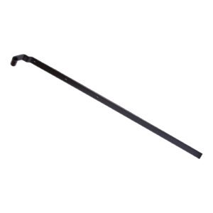 Penture droite recoupable - bout carré - Ø14 - 39x4,7 - trous carrés de 6,5 - déport 48x85