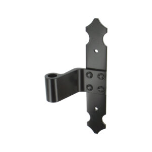 Penture intermédiaire - bout feston - Ø14 - H.200 - 35x4 - trous ronds de 5 - déport 48x54