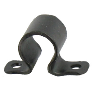 Collier plat large pour embout long en acier