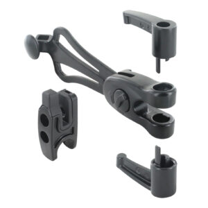 Carton d'espagnolette Alliance Turn avec embouts courts et supports