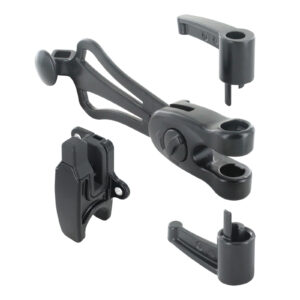 Carton d'espagnolette Alliance Turn avec embouts courts et supports décalés