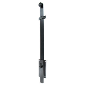Targette droite - L.420 - manoeuvre tringle avec bouton
