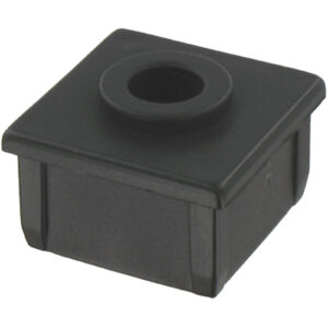 Composite drilled end cap - 40x40 mm - for 40x40 mm profile, Th.2 mm