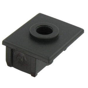 Composite drilled end cap - 50x40 mm - for 50x40 mm profile, Th.1.8 mm
