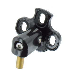Gond orientable 3 points - réglage 47 à 60 - pivot Ø12, H.25 ou 35