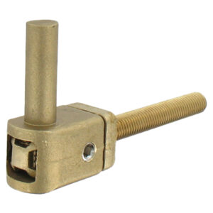 Hinge - M12 - adjustment from 5 to 60 mm - Ø14 pivot, H.43 - Multitex