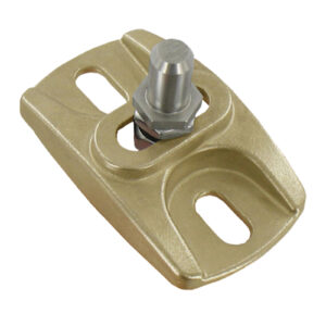 Crapaudine monobloc réglable - Ø12 - cupro-aluminium