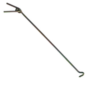 Crochet, valet et verrou réversible