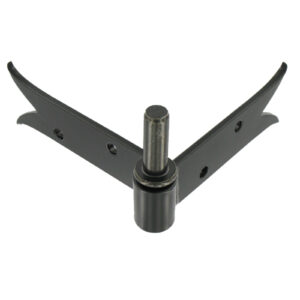 Angle hinge - fish tail - Ø14 pin, H.40