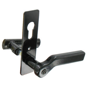 Lever handle set with inlet - thickness 75 and 95 mm max