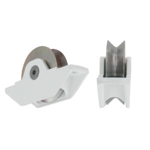 Wheel  - Ø60 - morticed for V-shaped rail
