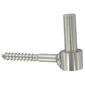Screw-in coachscrew hinge