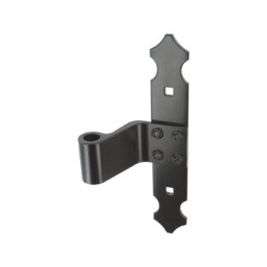 Penture intermédiaire - bout feston - Ø14 - H.200 - 35x4 - trous carrés de 7,5 - déport 48x54