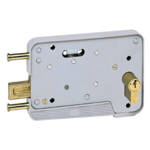 Serrures mono-point en applique pour vantail à déplacement horizontal