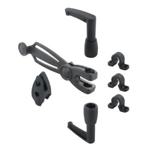 Composite Espagnolette bolt pack with long end caps, collars and support - Alliance