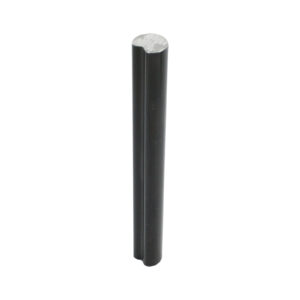 Black grooved rod