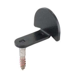 Half-round bent shutter end stop