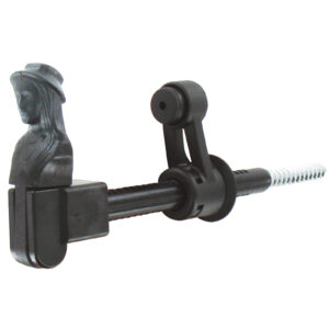 Shutter stopper with adjustable composite end stop - Bergere head