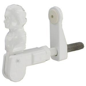 Shutter stopper with adjustable aluminium end stop - Bergere head