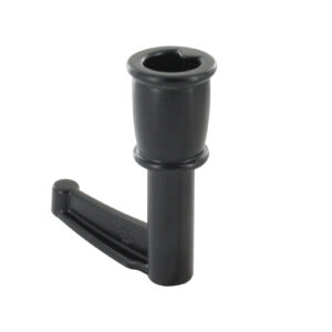 Embout long bas pour tube en V en acier ou aluminium