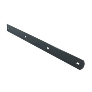 Straight counter strap hinge - round end - 39x3 - 6.5 mm square holes  - first hole-15 mm