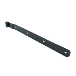 Penture droite - bout rond - Ø14 - 39x3,7 - trous carrés de 7,5 - déport 19x60