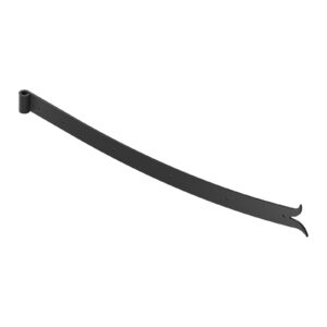 Penture galbée - queue de carpe - Ø14 - 45x5 - trous ronds de 7,5