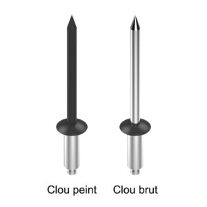 Blind rivet with stainless steel nail - Ø4.8xL.14.7