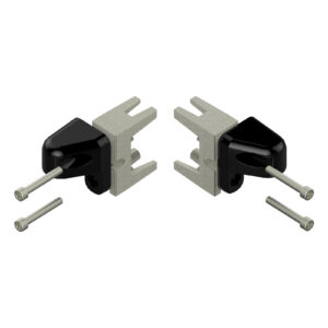 Oreille à visser - Ø12 - pour profil aluminium standard