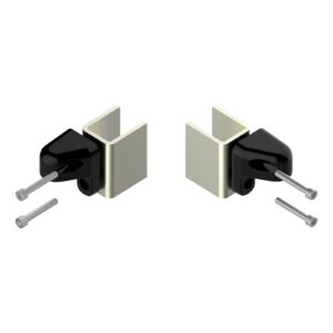 Oreille à visser - Ø12 - pour profil aluminium 81x53